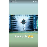 Saquon had a quick, three-word message